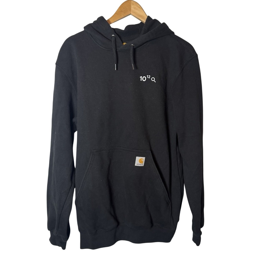 Carhartt Original Fit Hooded Sweatshirt Work Trillion Grunge Sz Medium